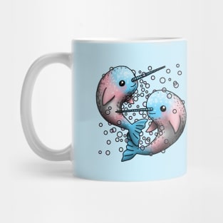 Trans Narwhals Mug